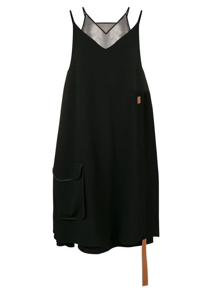 Loewe Trapeze layered dress - Black