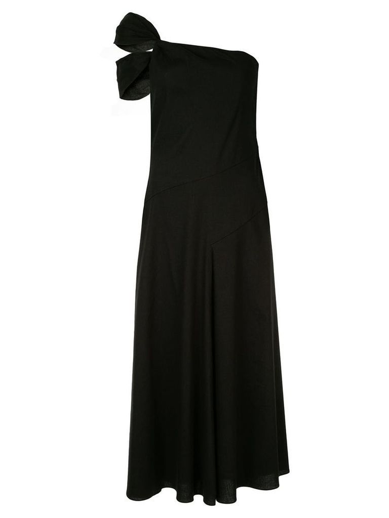 Goen.J one-shoulder dress - Black