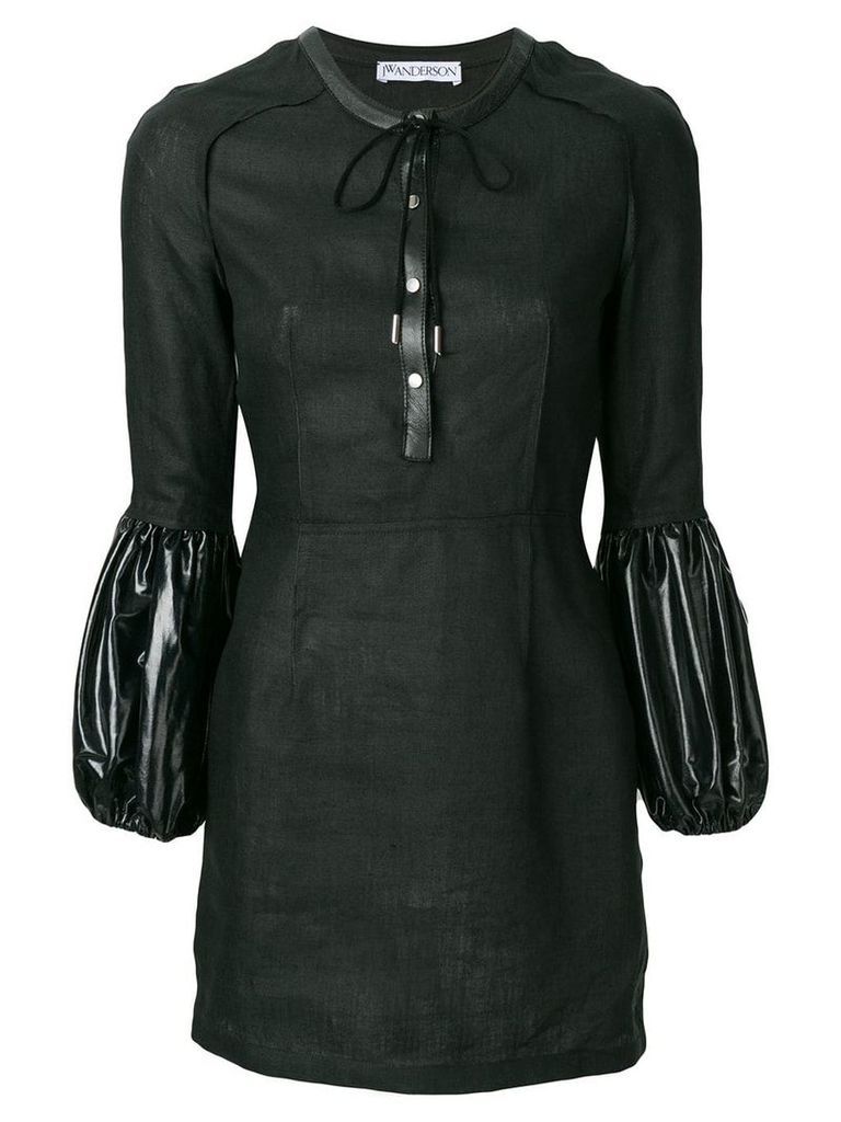JW Anderson puff sleeve mini dress - Black