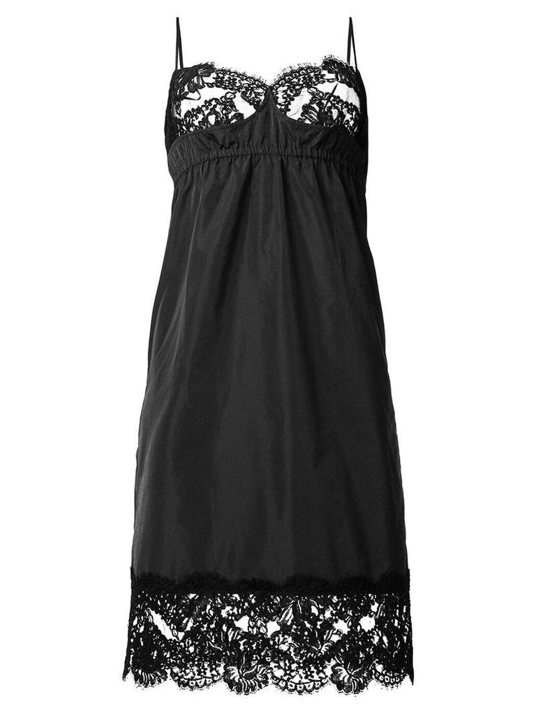 Nº21 lace cami-top-like dress - Black