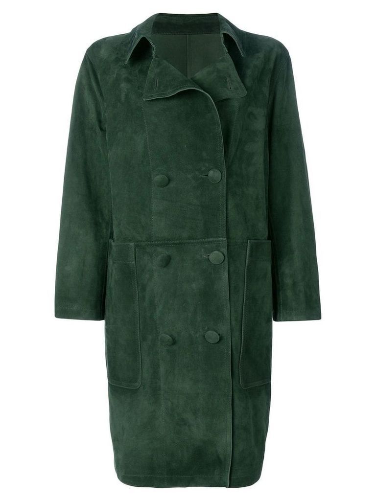 Golden Goose Nives double breasted coat - Green