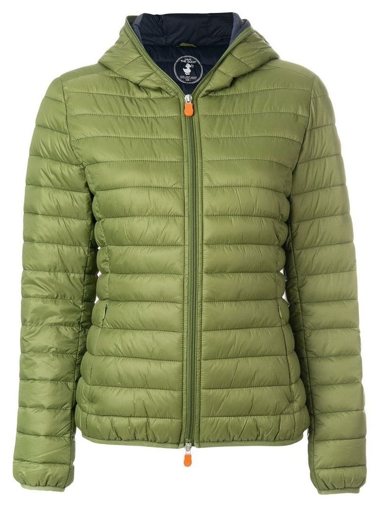Save The Duck hooded padded jacket - Green