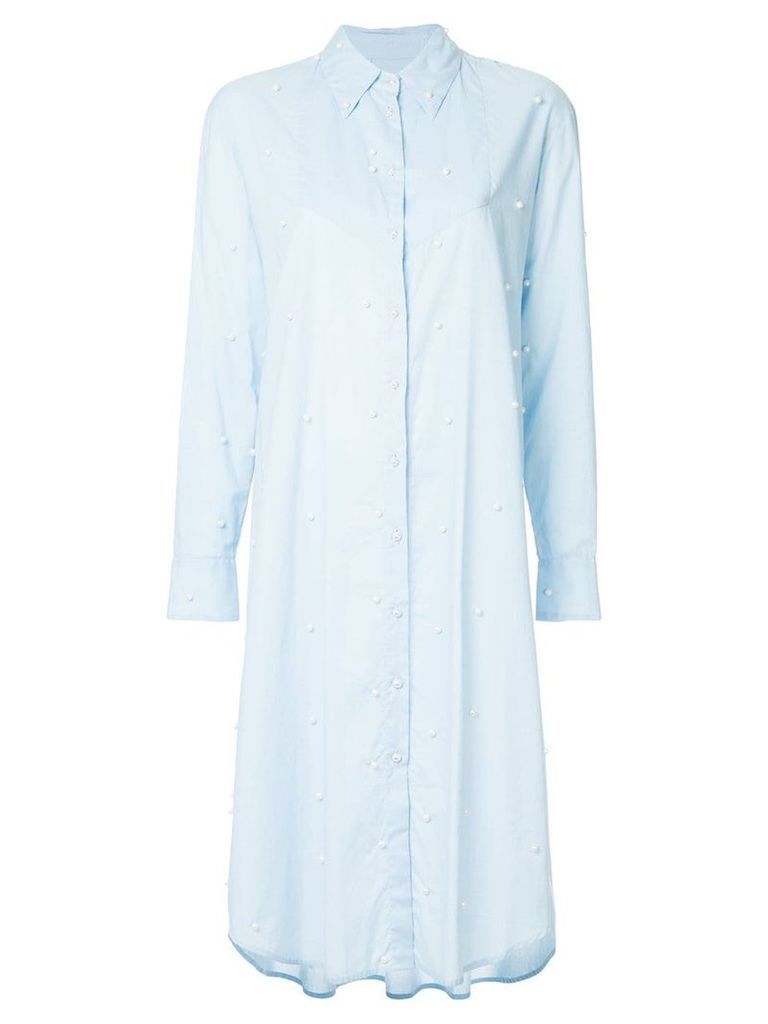 Macgraw Linear shirt dress - Blue