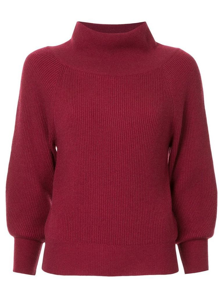 Ryan Roche off-shoulder sweater - Red