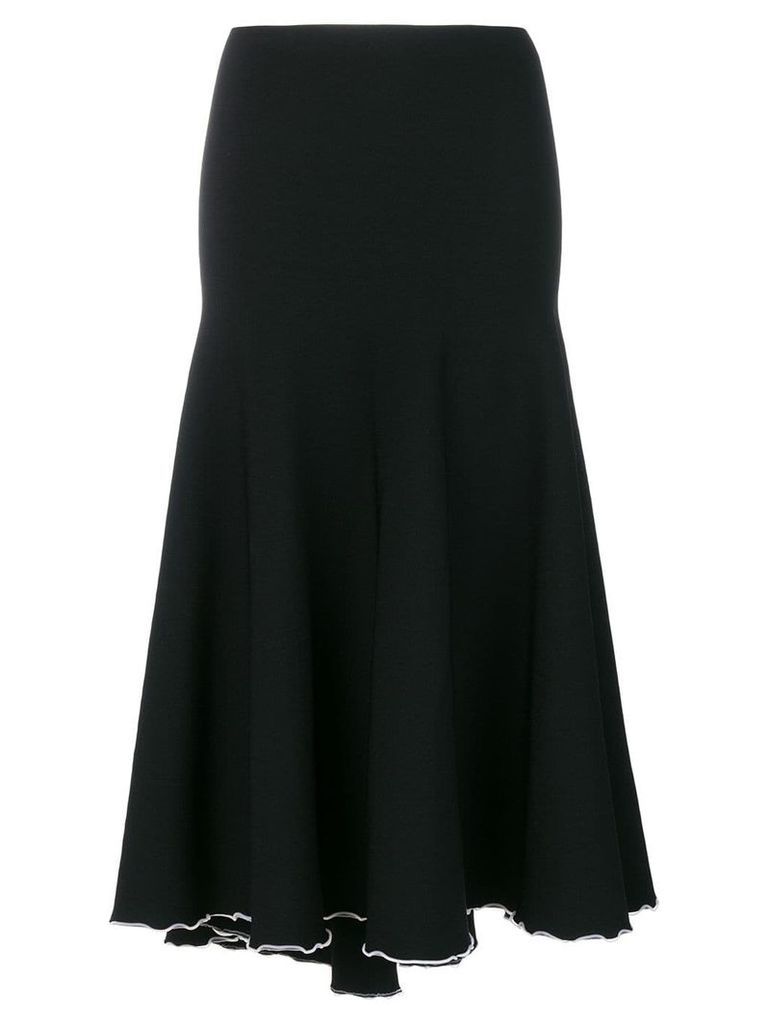 Proenza Schouler contrast trim skirt - Black