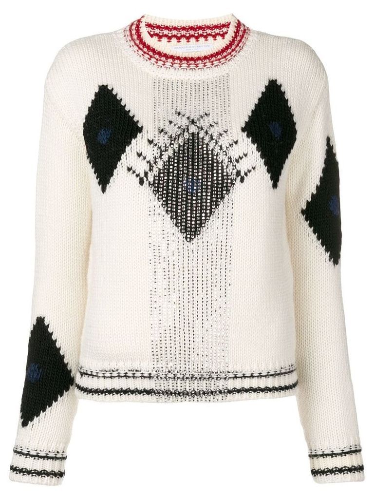 Ermanno Scervino embellished jumper - White