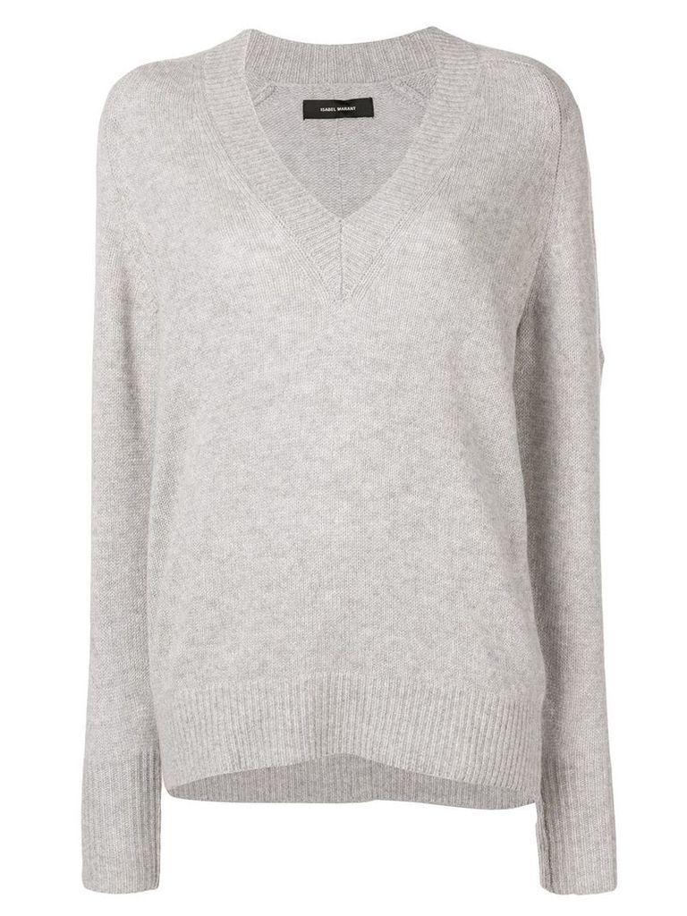 Isabel Marant V-neck knitted jumper - Grey