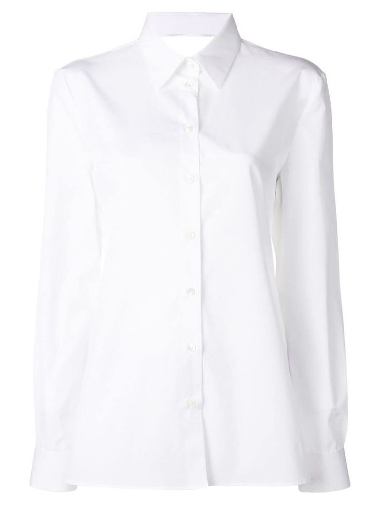 Maison Margiela back cut out shirt - White