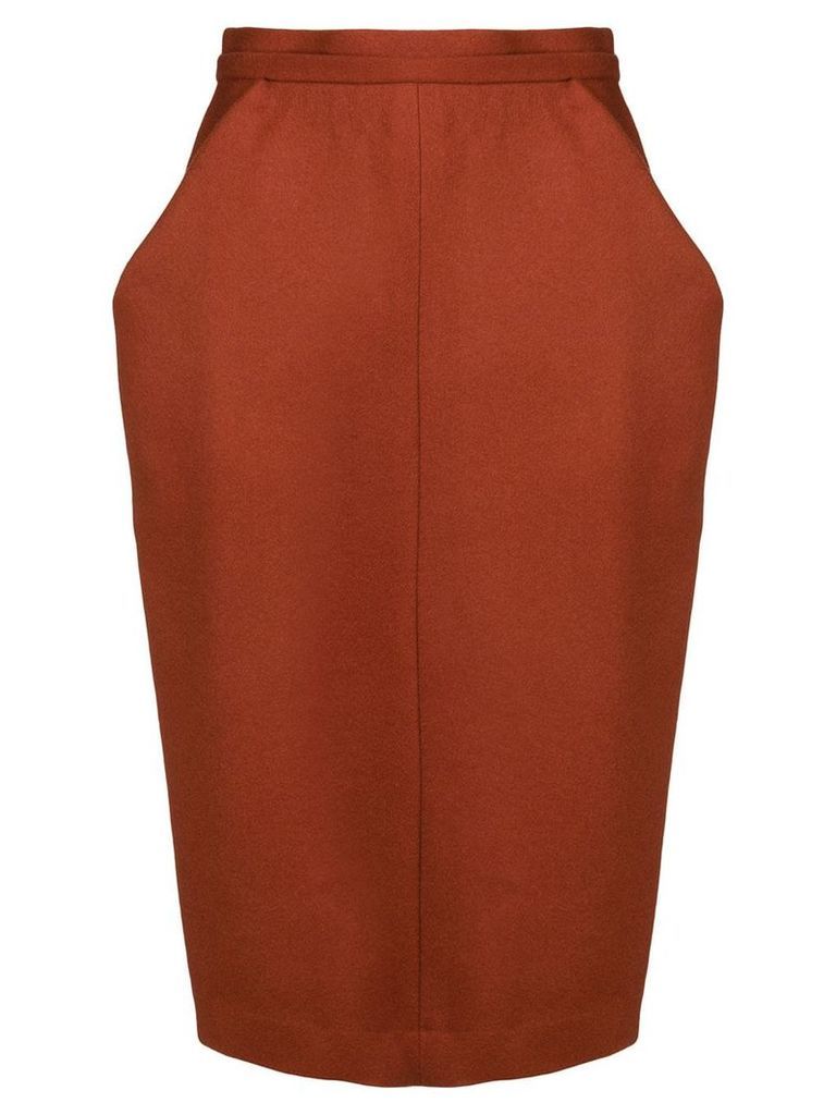 Chalayan nip waist skirt - Red
