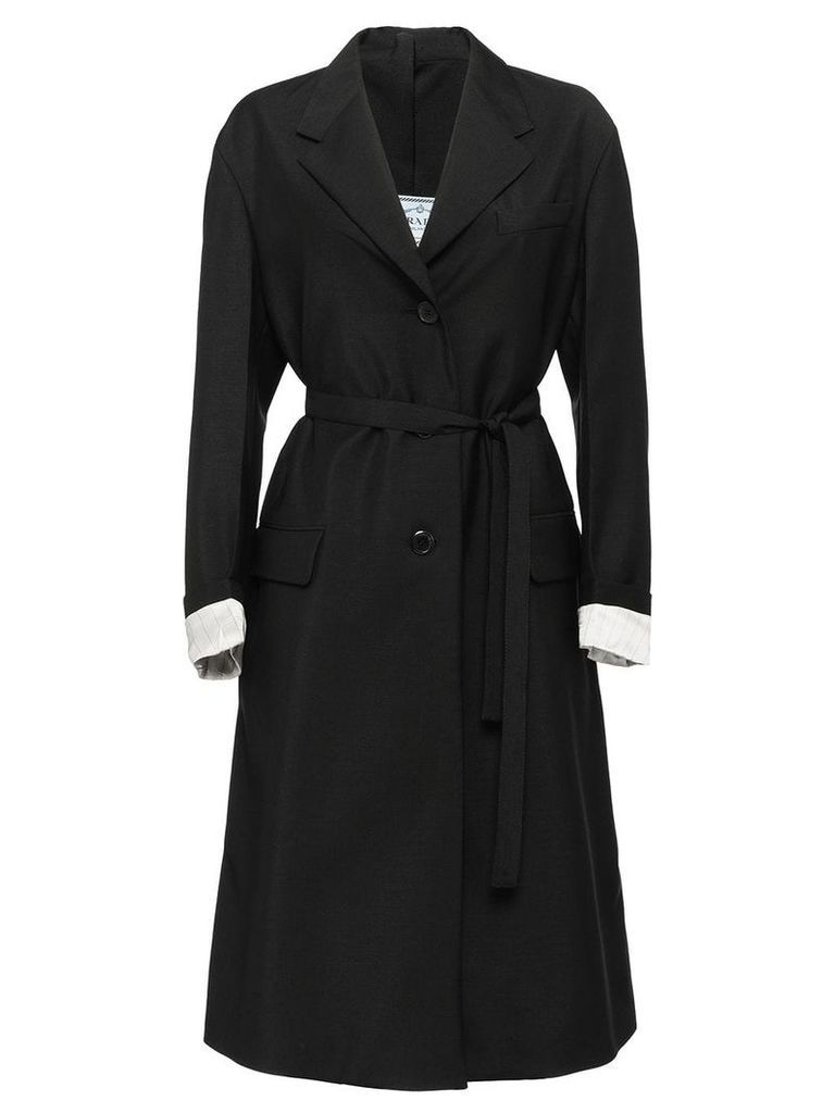 Prada belted trench coat - Black
