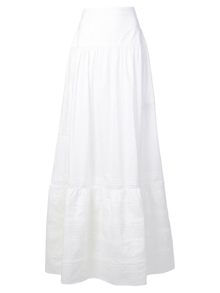 Calvin Klein 205W39nyc Pioneer ruffled skirt - White