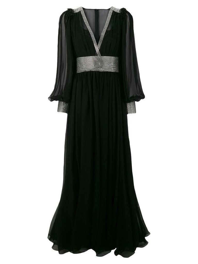 Dolce & Gabbana embellished evening dress - Black