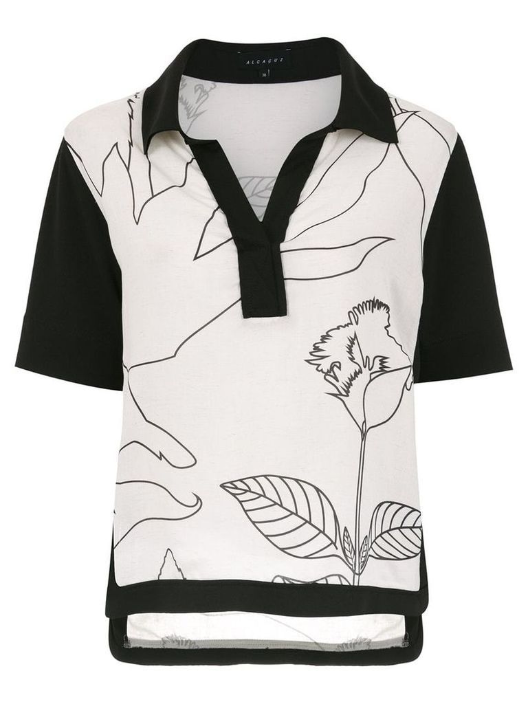 Alcaçuz printed Firenzo blouse - Black