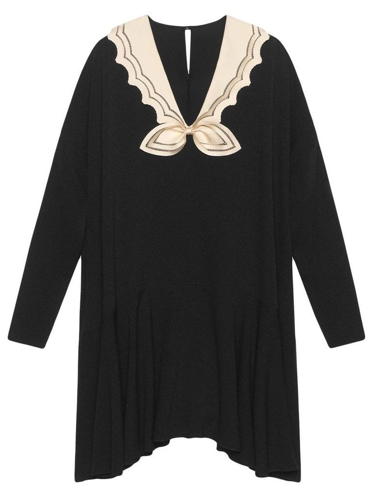 Gucci Short sablé dress - Black