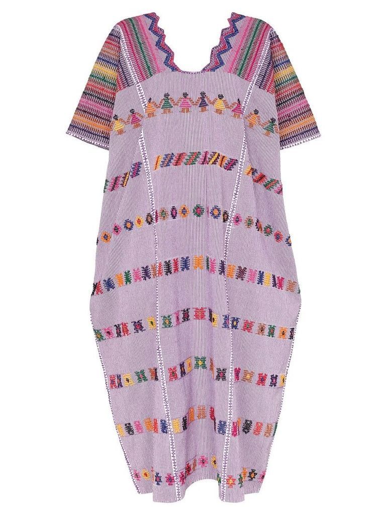 Pippa Holt embroidered kaftan dress - 108 - MULTICOLOURED
