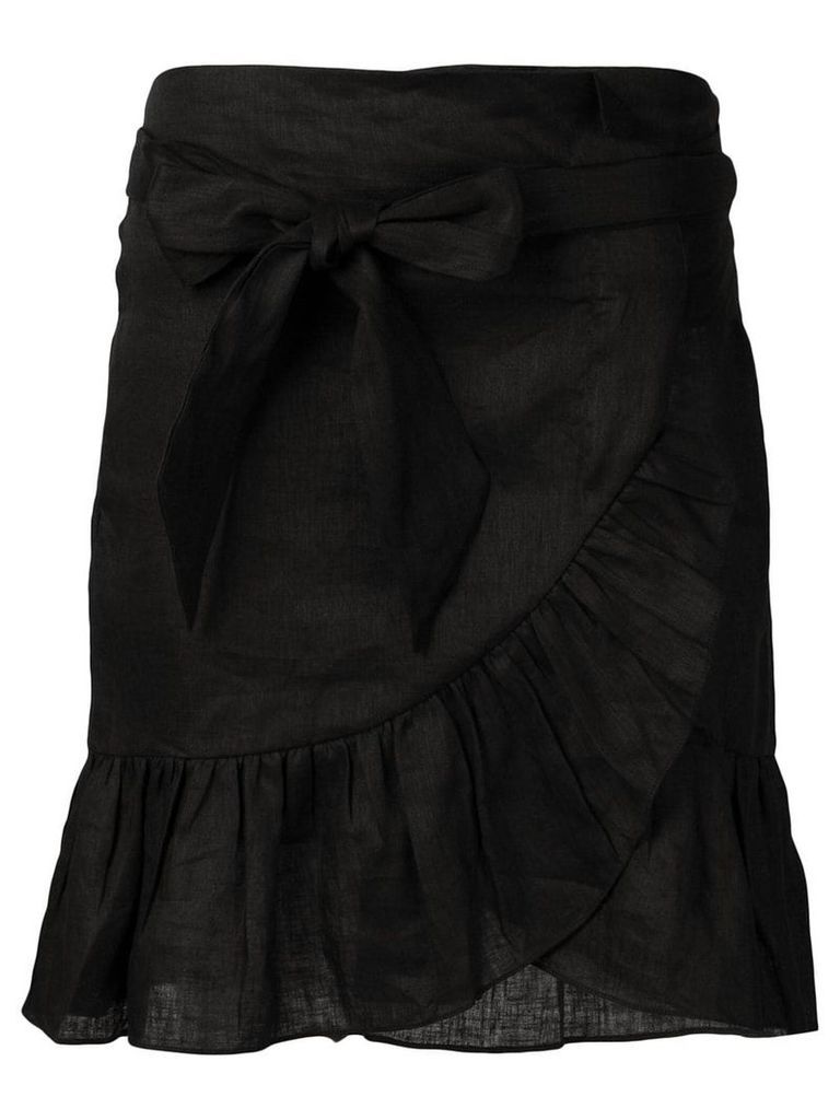 Isabel Marant Étoile Tempster wrap-effect skirt - Black