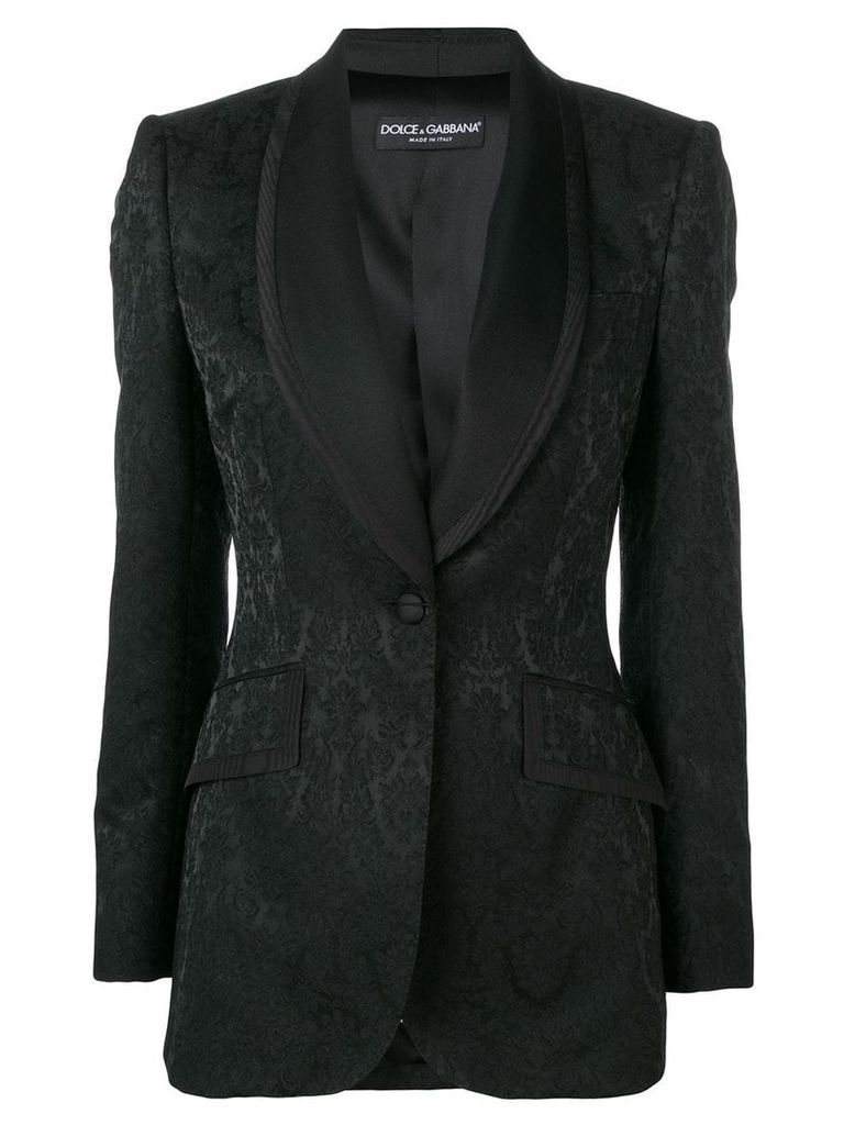 Dolce & Gabbana patterned blazer - Black