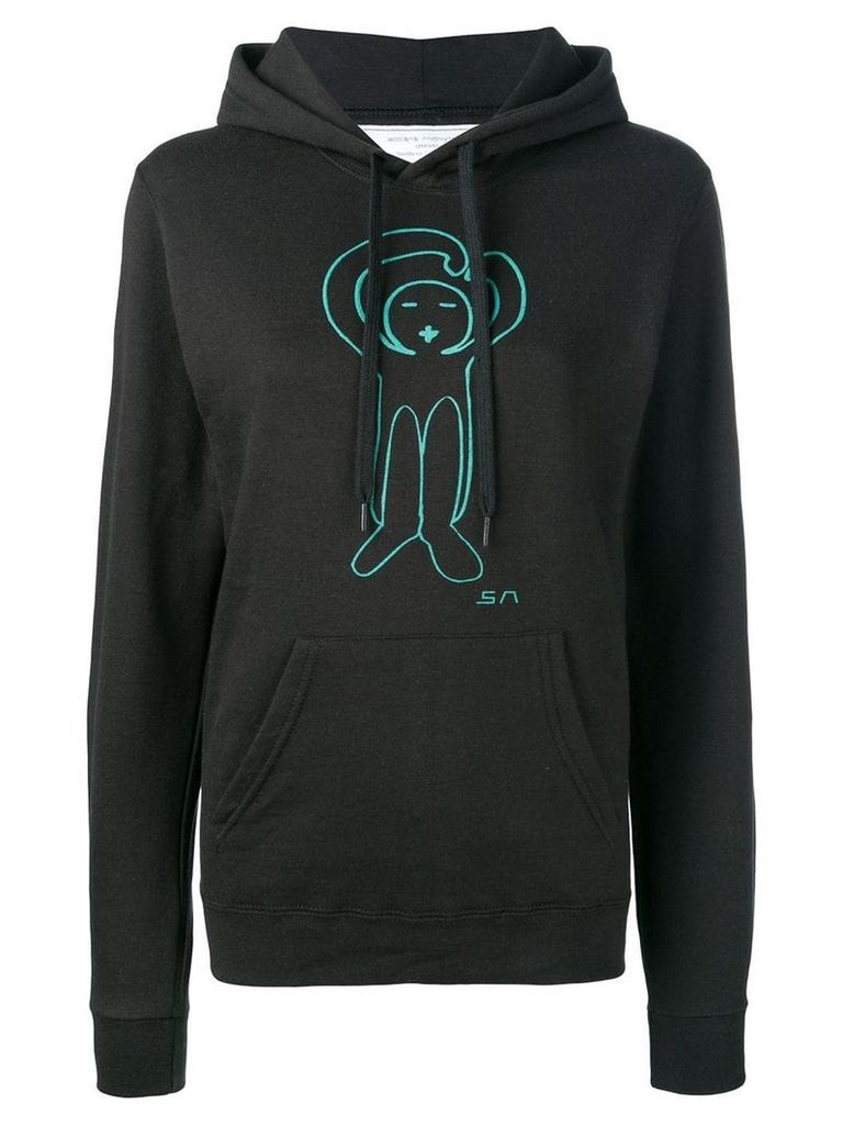 Société Anonyme logo printed hoodie - Black
