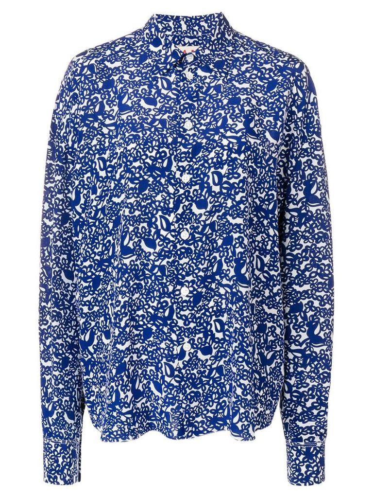 Marni all-over print shirt - Blue