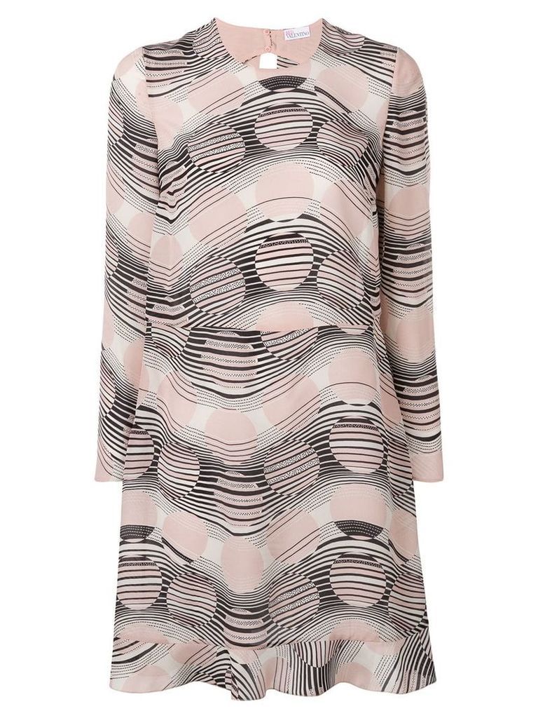 RedValentino printed swing dress - NEUTRALS
