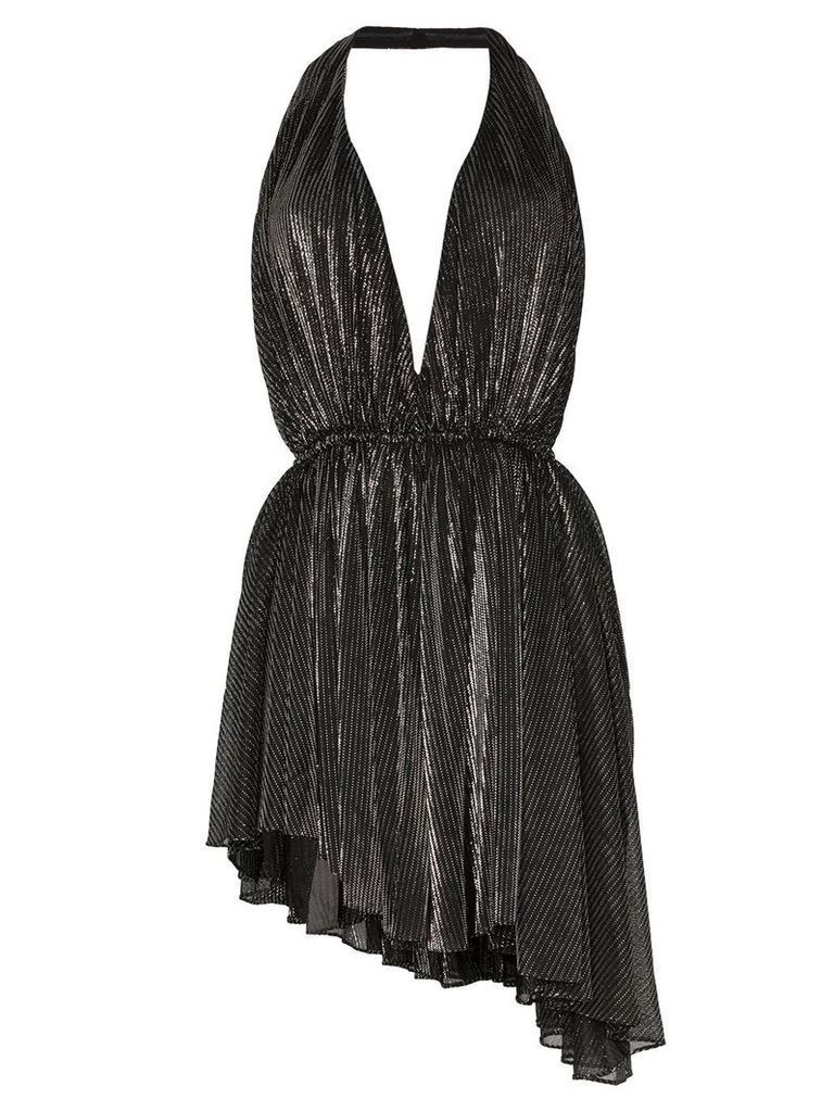 Saint Laurent asymmetric-hem dress - Black