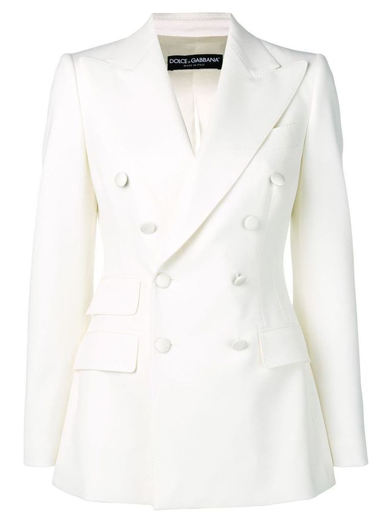 Dolce & Gabbana double breasted blazer - White
