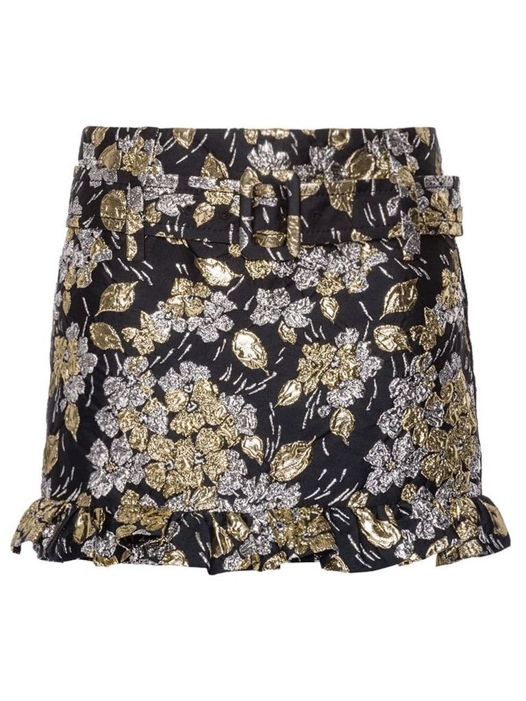 Prada Cloqué skirt - GOLD
