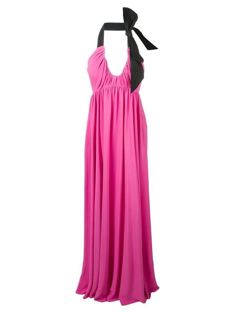 Nº21 gathered empire gown - Pink