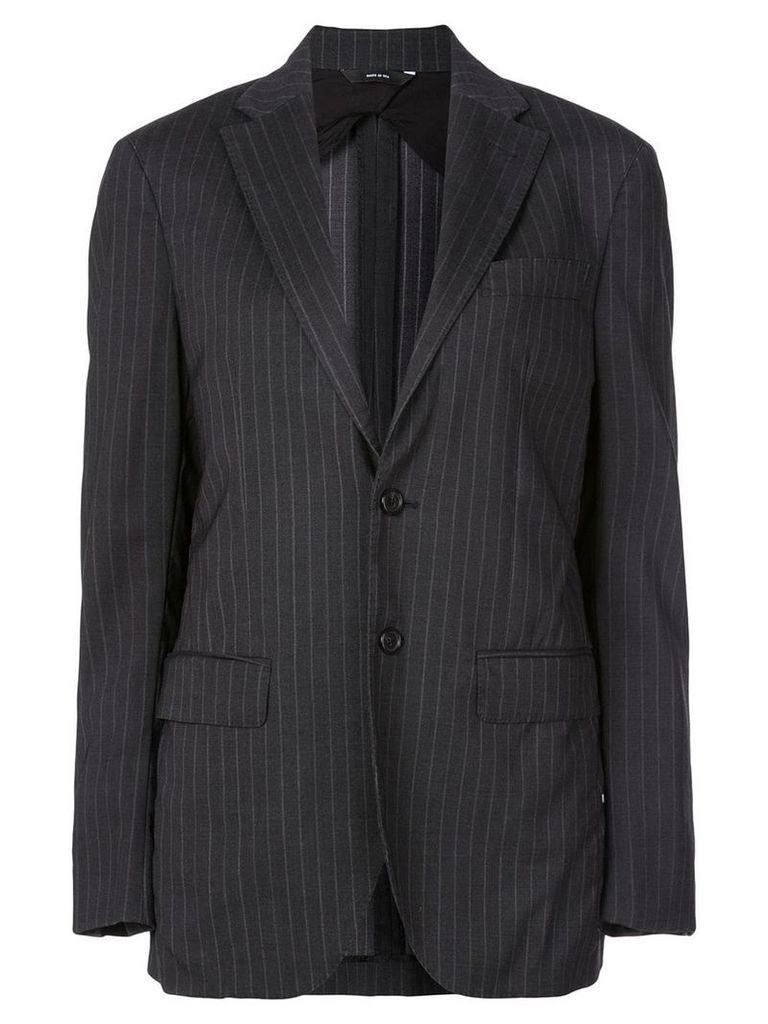 R13 pinstripe blazer jacket - Grey