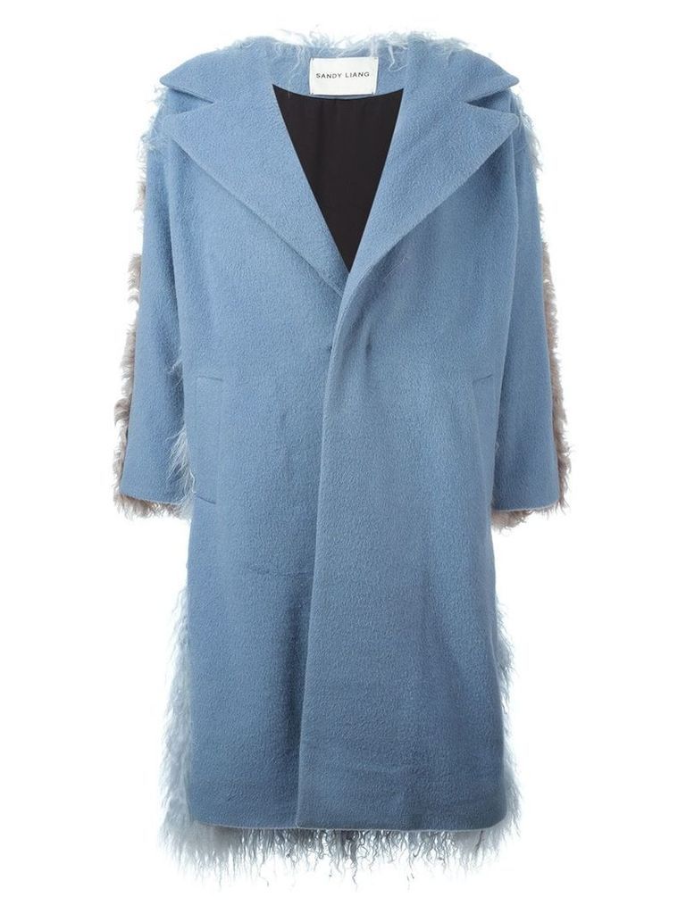 Sandy Liang 'Mingo' coat - Blue