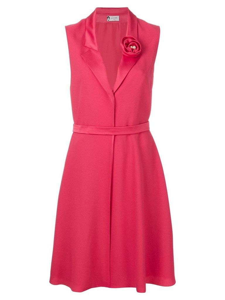 Lanvin rosette detail dress - Pink