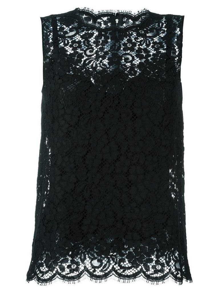 Dolce & Gabbana lace tank top - Black