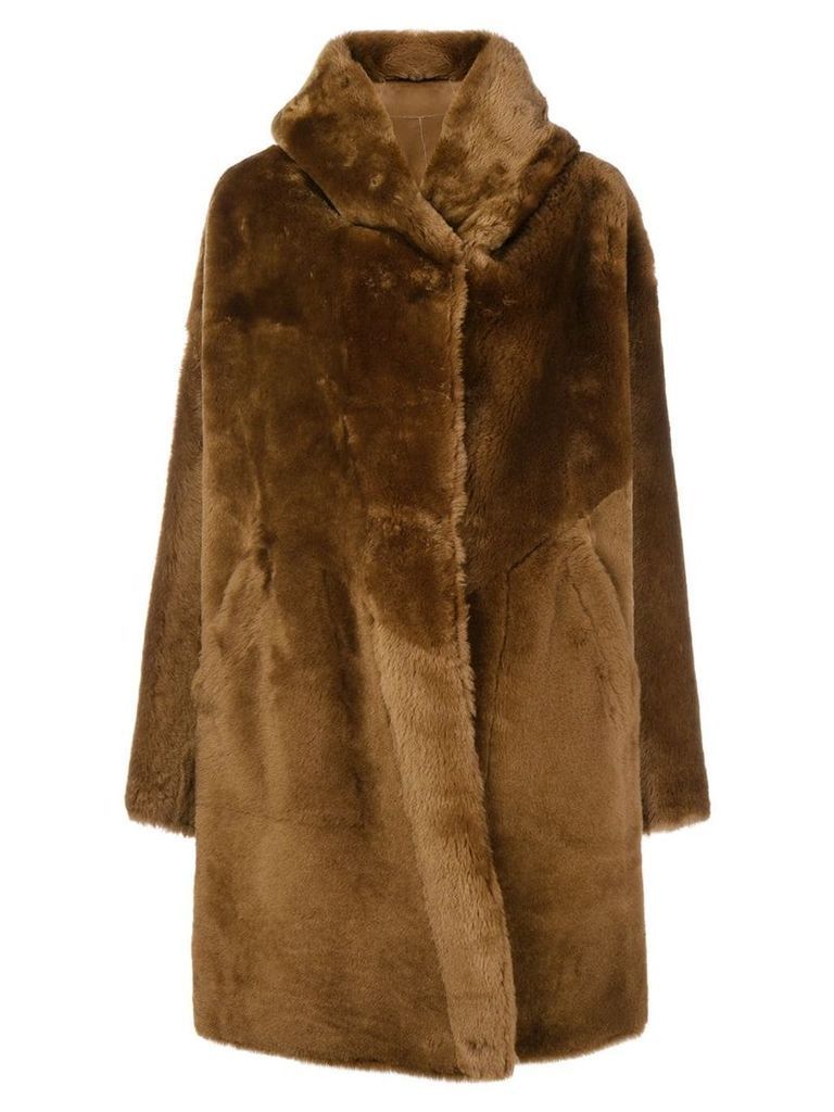 Sylvie Schimmel oversized coat - Brown