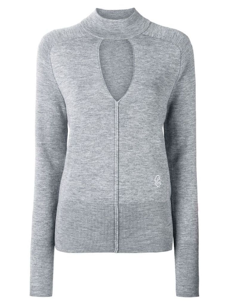 Chloé spliced neck sweater - Grey