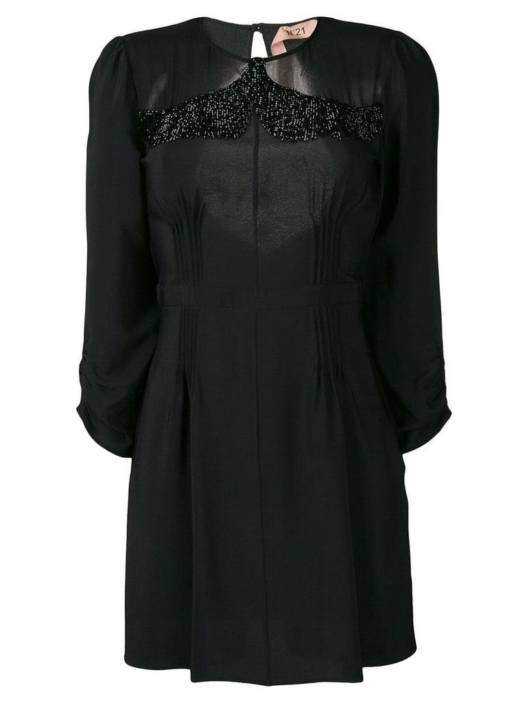Nº21 embellished shift dress - Black