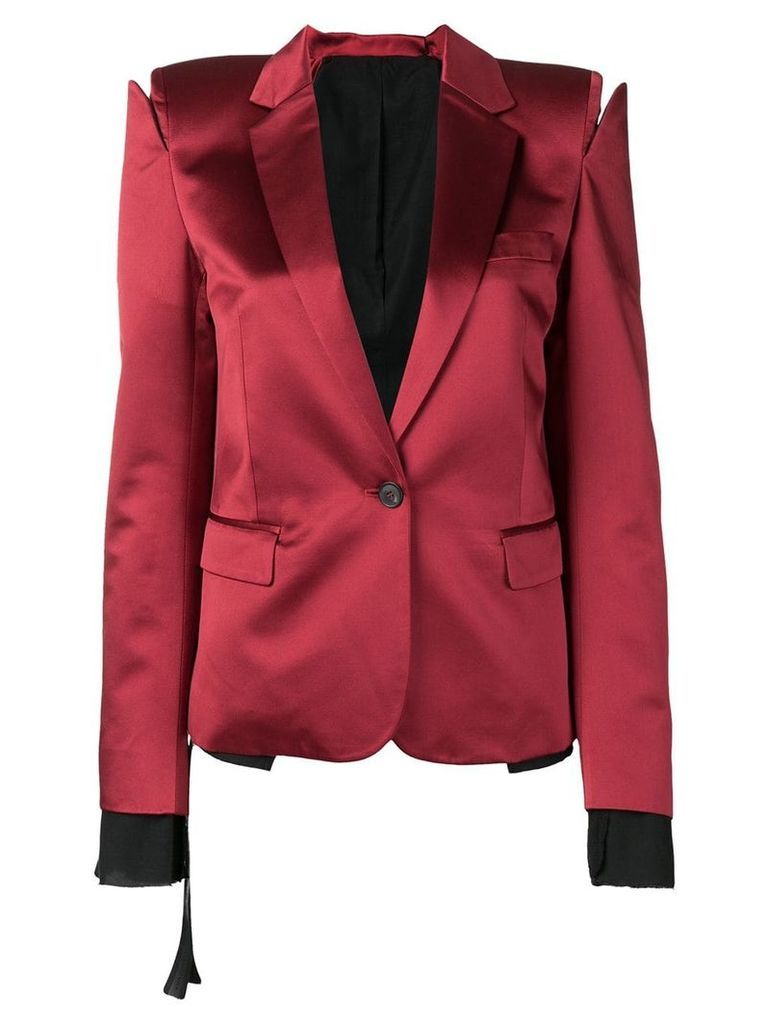 UNRAVEL PROJECT deconstructed blazer - Red