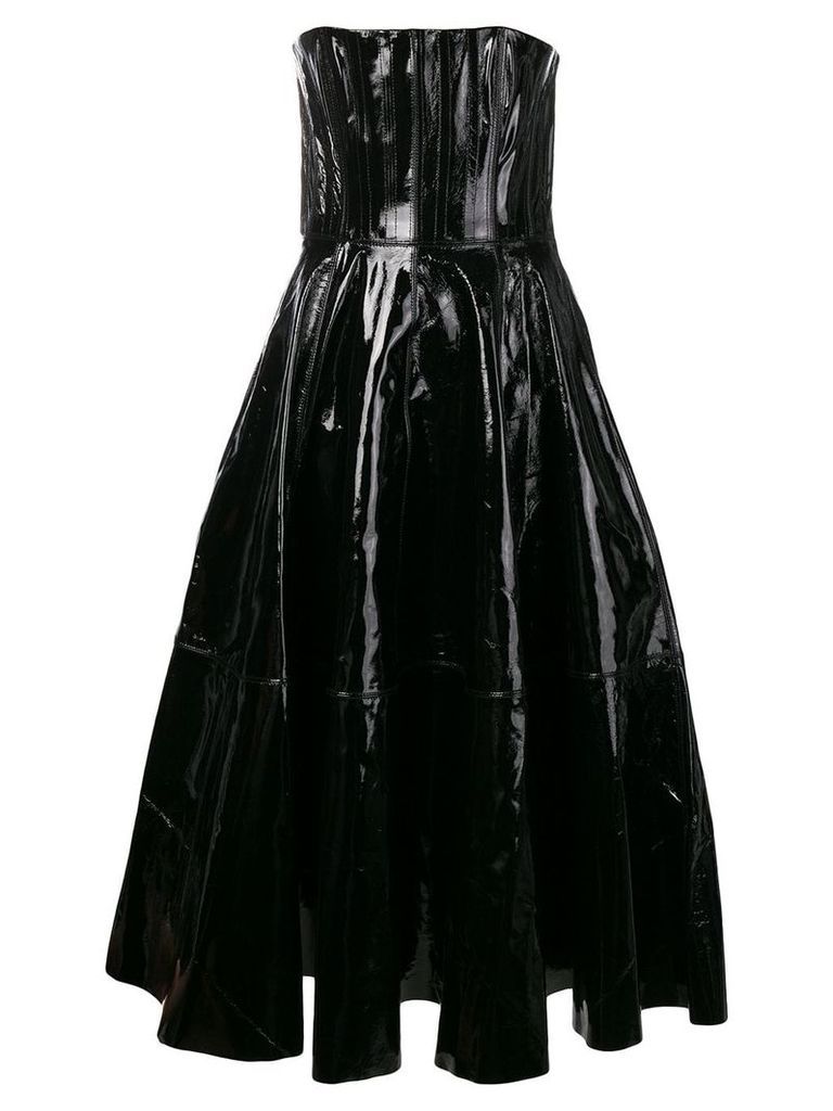Alex Perry strapless midi dress - Black