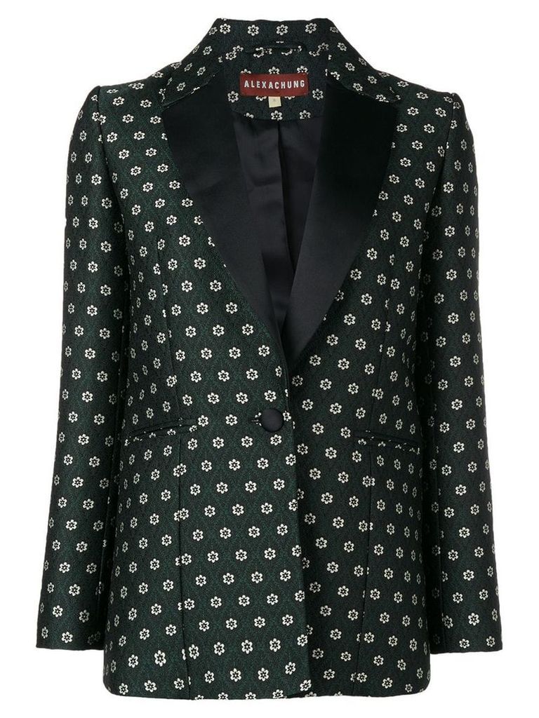 Alexa Chung floral tailored blazer - Green