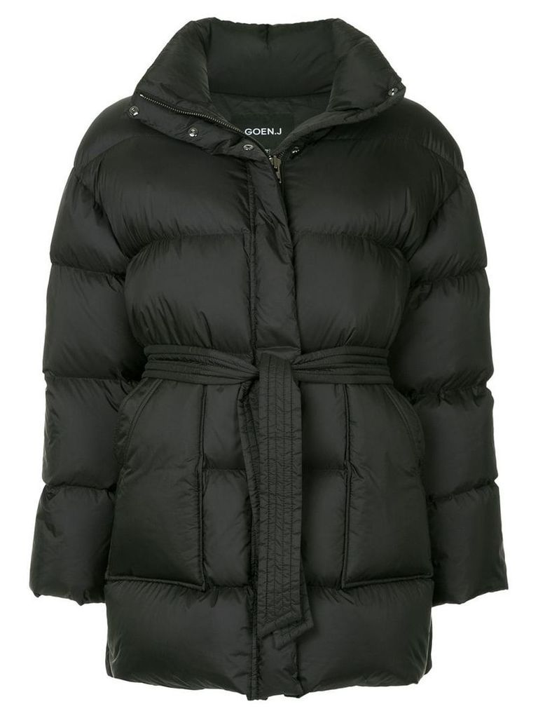 Goen.J oversized padded jacket - Black