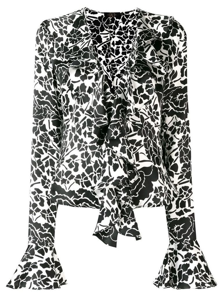 De La Vali floral print blouse - Black