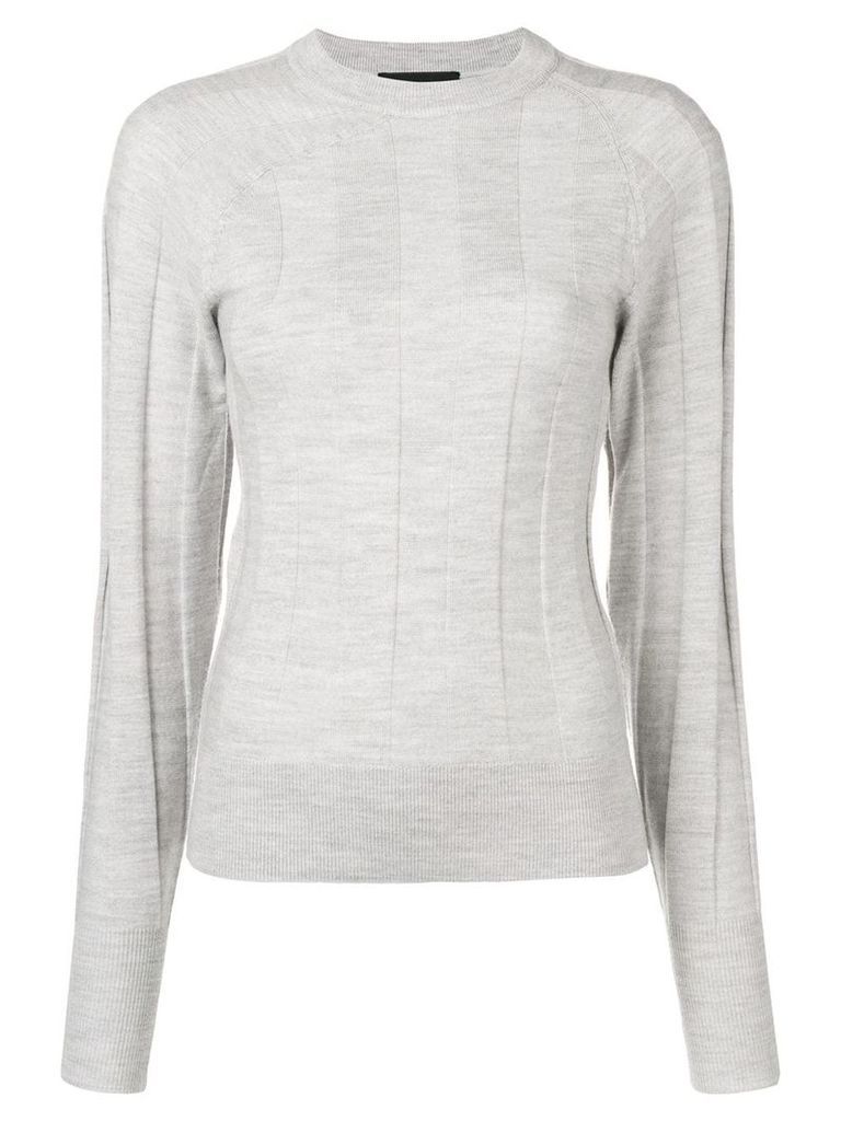 Joseph fitted knit top - Grey
