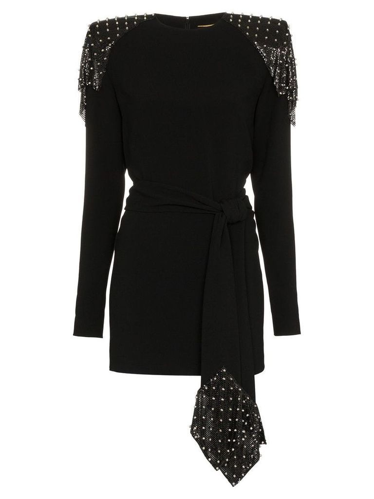 Saint Laurent studded chainmail dress - Black