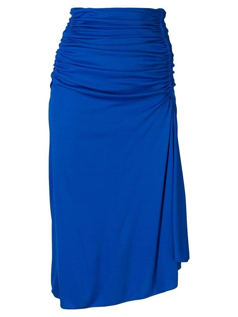 Emilio Pucci Ruched Mid-length Skirt - Blue