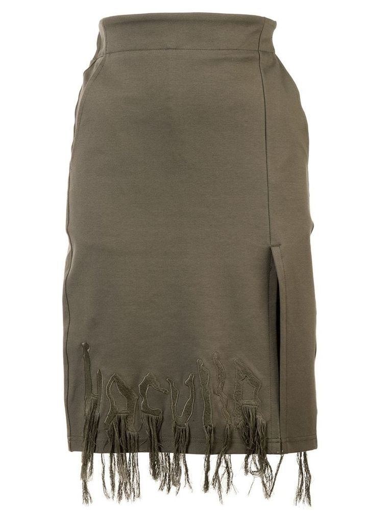 Haculla Dying to live fringed skirt - Green