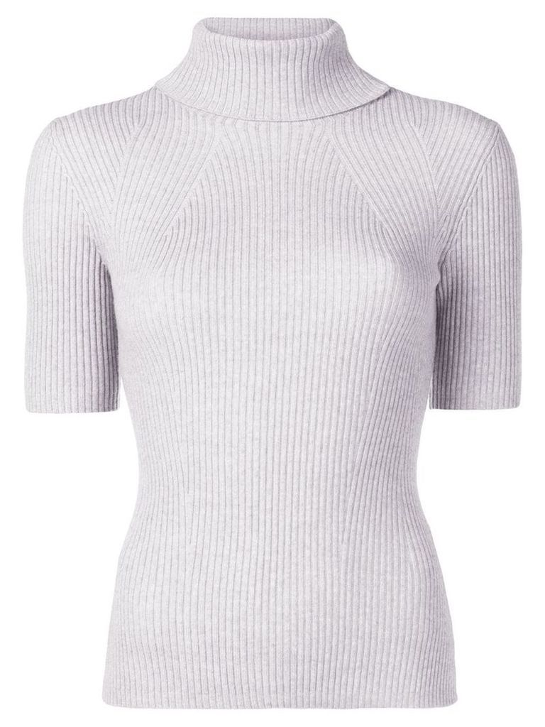 3.1 Phillip Lim turtleneck short-sleeved sweater - Grey
