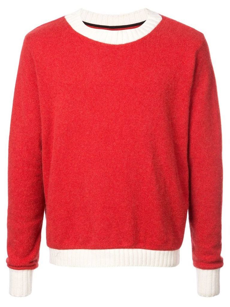 The Elder Statesman Ski Patrol sweater - Red