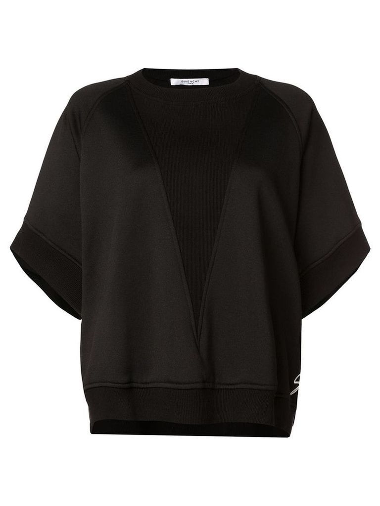 Givenchy oversized asymmetric sweatshirt - Black