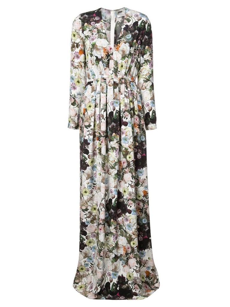Adam Lippes long floral dress - Multicolour