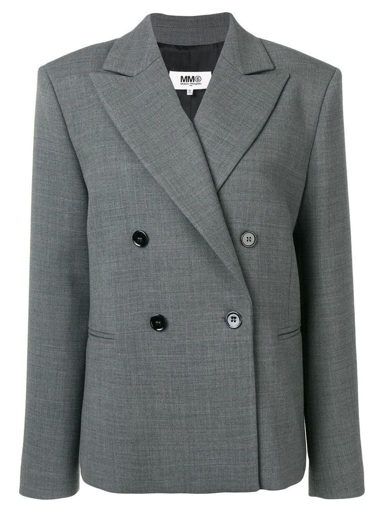 Mm6 Maison Margiela boxy fit blazer - Grey