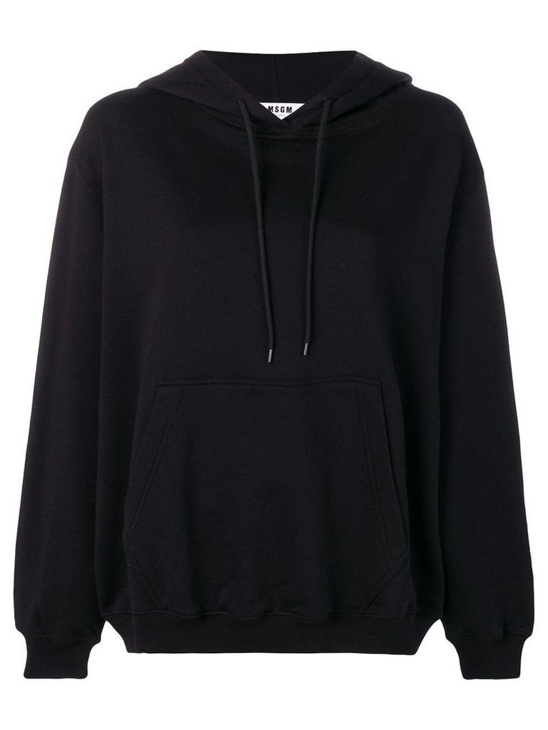 MSGM logo hoodie - Black